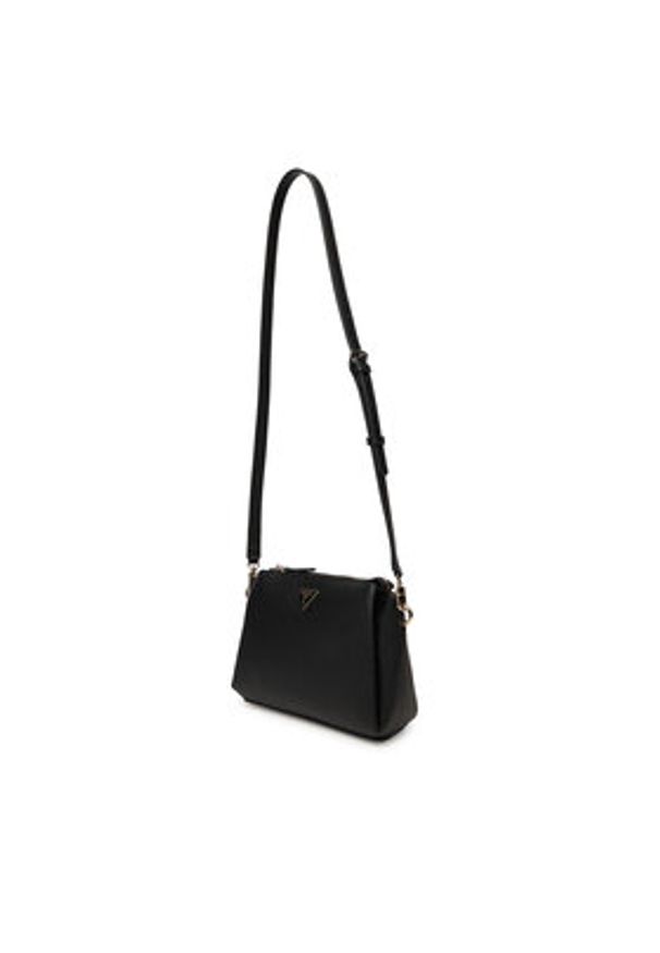 Guess Torebka Noelle II HWZG96 72120 Czarny. Kolor: czarny. Materiał: skórzane