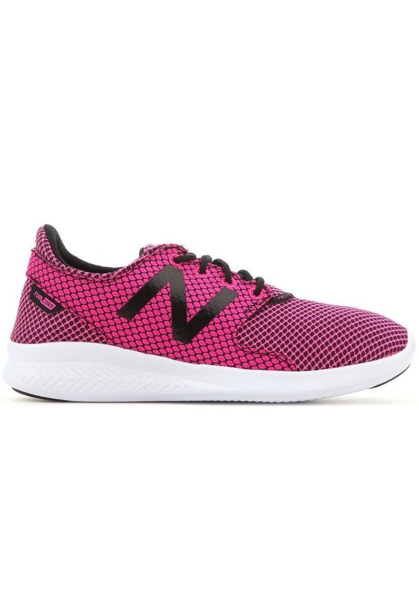 Buty New Balance Jr Kjcstgly czarne różowe. Okazja: na co dzień. Kolor: różowy, wielokolorowy, czarny. Materiał: materiał, syntetyk. Szerokość cholewki: normalna