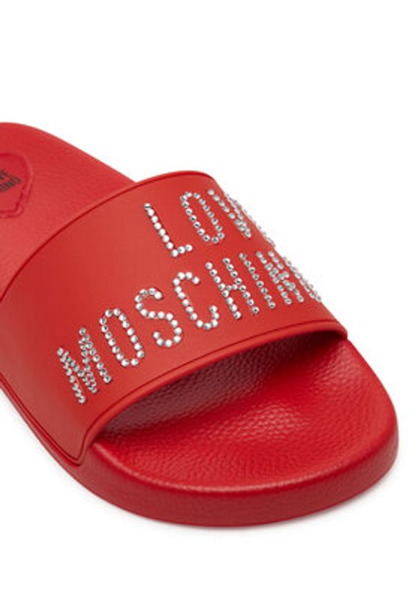 Love Moschino - LOVE MOSCHINO Klapki JA28122G1MI13500 Czerwony. Kolor: czerwony