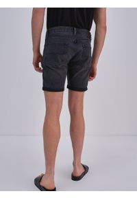 Big-Star - Szorty męskie jeansowe czarne Aden 957. Kolor: czarny. Materiał: jeans. Styl: klasyczny #5