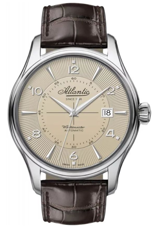 Atlantic - Zegarek Męski ATLANTIC Automatic Worldmaster 55750.41.95S. Styl: casual