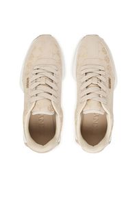 DKNY Sneakersy Naples K3522140 Beżowy. Kolor: beżowy. Materiał: materiał #5