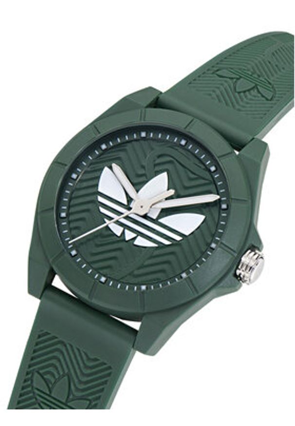 Adidas - adidas Zegarek Project Four AOST25034 Zielony. Kolor: zielony