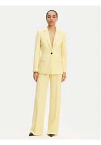 Hugo - HUGO Spodnie materiałowe Himia 50513960 Żółty Regular Fit. Kolor: żółty. Materiał: syntetyk #3