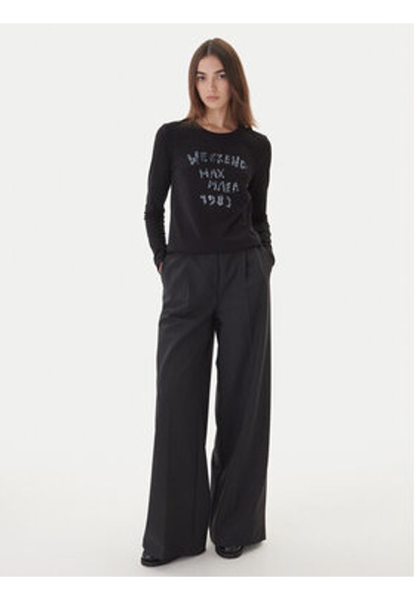 Weekend Max Mara Bluzka Renoir 2525946032 Czarny Regular Fit. Kolor: czarny. Materiał: bawełna