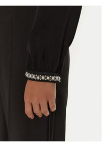 TwinSet - TWINSET Bluzka 242TT2262 Czarny Regular Fit. Kolor: czarny. Materiał: wiskoza