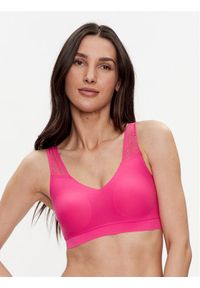 Chantelle Biustonosz top Soft Stretch C11G10 Różowy. Kolor: różowy. Materiał: syntetyk