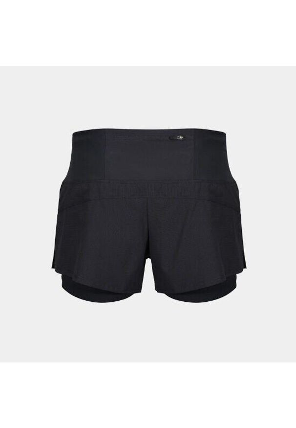 Spodenki do biegania damskie Inov-8 Trailfly Ultra 3 2in1 Short. Kolor: czarny