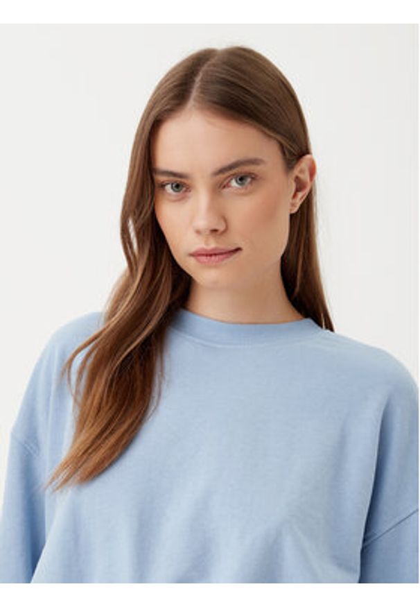 only - ONLY Bluza Bella 15341904 Błękitny Regular Fit. Kolor: niebieski. Materiał: bawełna
