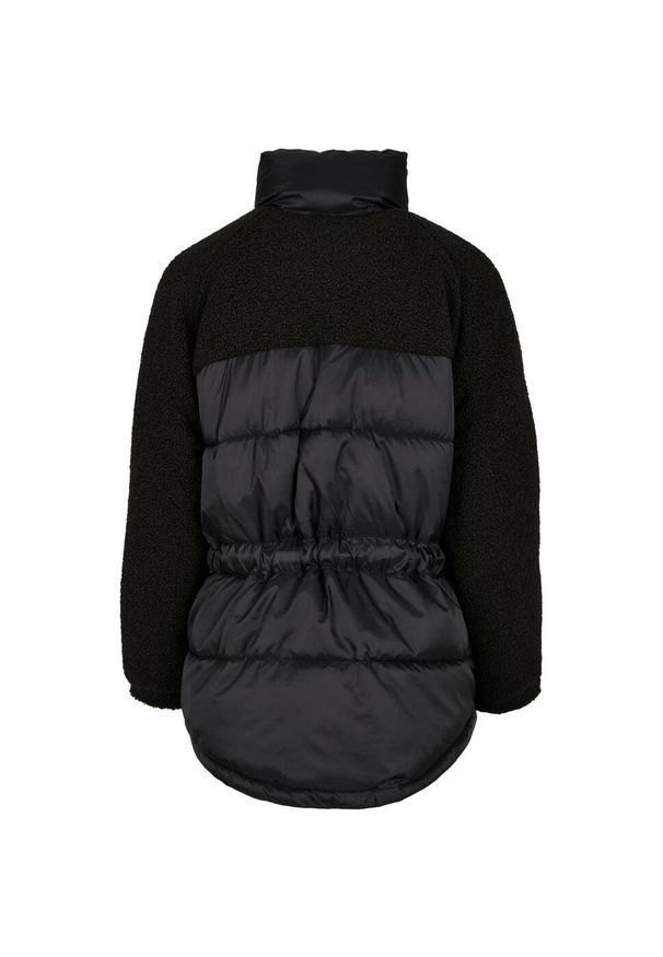 Urban Classics - Damska Kurtka Puchowa Sherpa. Kolor: czarny. Materiał: puch. Sport: turystyka piesza