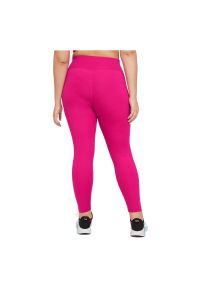 Spodnie damskie fitness Nike Dri-FIT One DD0252. Materiał: materiał, poliester, skóra. Technologia: Dri-Fit (Nike). Wzór: gładki. Sport: fitness #2