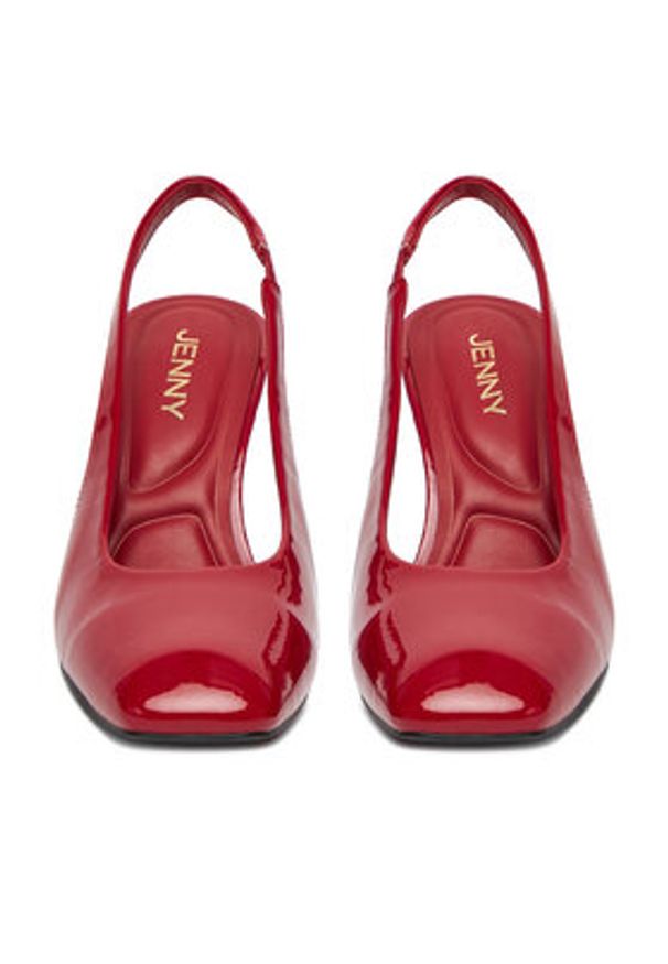 Jenny - JENNY Czółenka CEO-CD24-190-1 Czerwony. Kolor: czerwony. Materiał: materiał