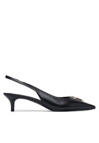 Tory Burch Czółenka Eleanor Slingback 181018 Czarny. Kolor: czarny. Materiał: skóra #1