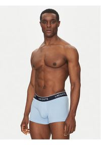 Lacoste Komplet 3 par bokserek 5H1300 Niebieski. Kolor: niebieski. Materiał: bawełna #7