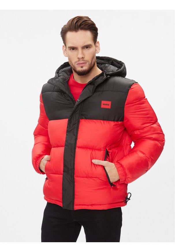 Hugo - HUGO Kurtka zimowa Balin2341 50496235 Czerwony Regular Fit. Kolor: czerwony. Materiał: syntetyk. Sezon: zima