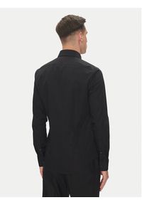 Calvin Klein Koszula Essential LV019EU030 Czarny Slim Fit. Kolor: czarny. Materiał: bawełna #4