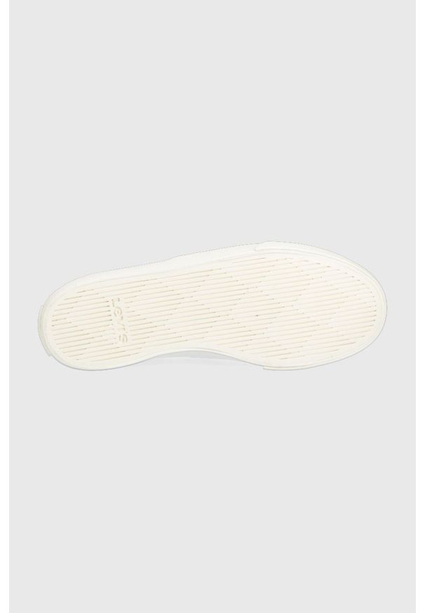 Levi's® - Levi's tenisówki Decon Slip On S damskie kolor biały. Okazja: na spotkanie biznesowe. Nosek buta: okrągły. Zapięcie: bez zapięcia. Kolor: biały. Materiał: włókno, guma. Styl: biznesowy
