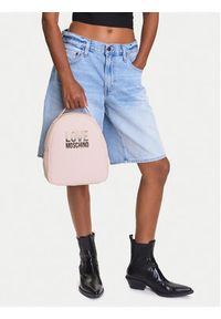Love Moschino - LOVE MOSCHINO Plecak JC4258PP0MKD0601 Różowy. Kolor: różowy. Materiał: skóra #4