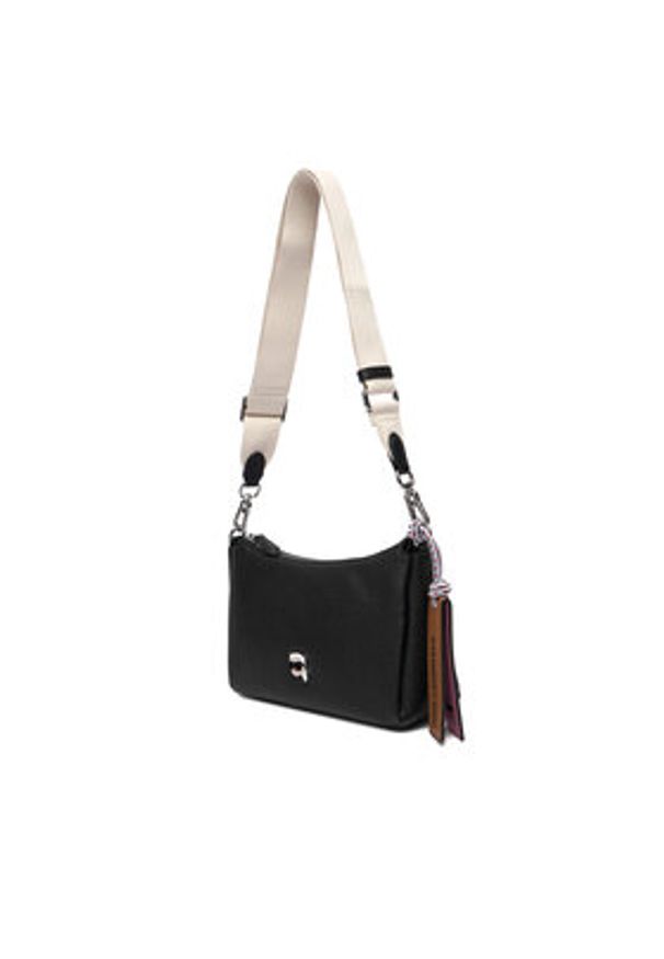 Karl Lagerfeld - KARL LAGERFELD Torebka A4W30004 Czarny. Kolor: czarny. Materiał: skórzane