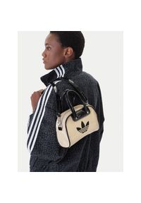 Adidas - Torebka adidas. Kolor: beżowy #1