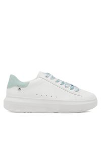Rieker Sneakersy W1201-81 Biały. Kolor: biały. Materiał: skóra