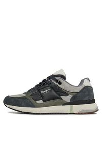 Pepe Jeans Sneakersy London Pro Mesh PMS60014 Czarny. Kolor: czarny. Materiał: skóra