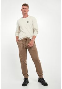 Aeronautica Militare - Spodnie dresowe męskie AERONAUTICA MILITARE. Materiał: dresówka #1