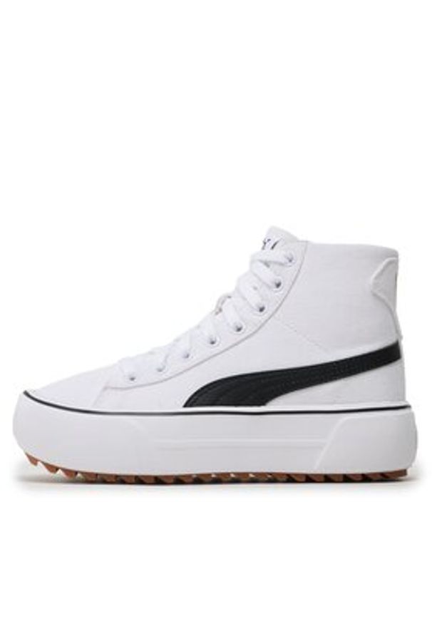 Puma Sneakersy Kaia Mid Cv 384409 01 Biały. Kolor: biały. Materiał: materiał