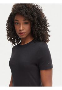 TOMMY HILFIGER - Tommy Hilfiger Sukienka codzienna WW0WW50825 Czarny Regular Fit. Okazja: na co dzień. Kolor: czarny. Materiał: bawełna. Typ sukienki: proste. Styl: casual #5