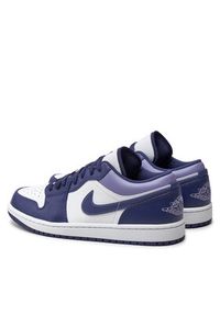 Nike Sneakersy Air Jordan 1 Low 553558 515 Fioletowy. Kolor: fioletowy. Materiał: skóra. Model: Nike Air Jordan #4