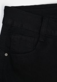 Renee - Czarne Spodnie Skinny Regular Waist Mandria. Okazja: na randkę, na co dzień. Kolor: czarny. Styl: casual, elegancki #2