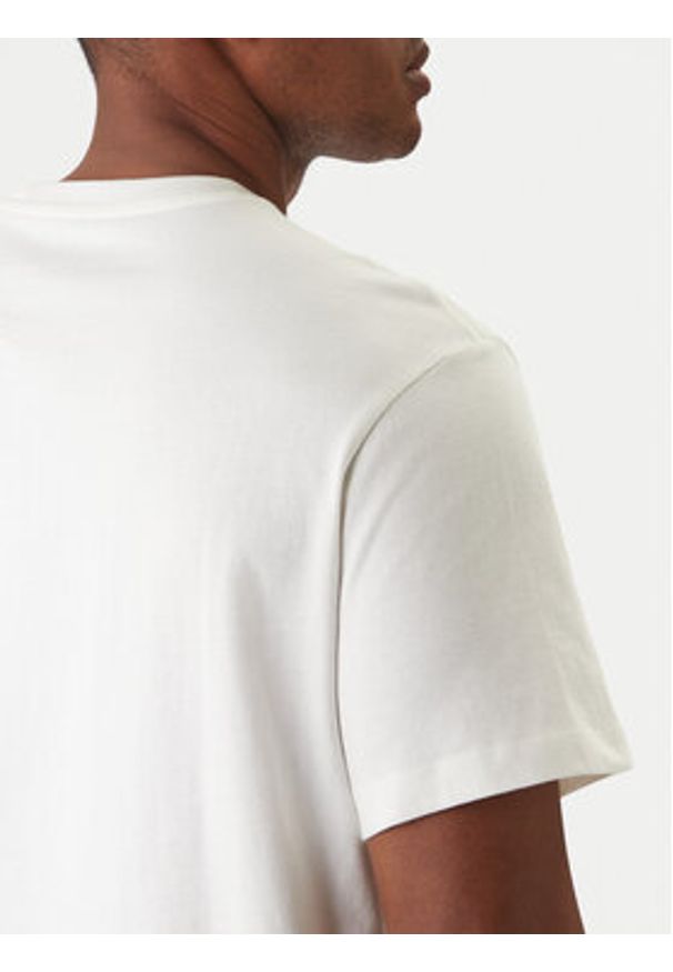 Guess T-Shirt M6RI13 K8FQ4 Écru Regular Fit. Materiał: bawełna