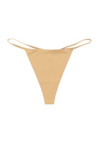Intica - Stringi elastyczne niewidoczne pod ubraniem Aleta. Kolor: beżowy. Materiał: materiał