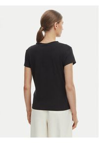 TOMMY HILFIGER - Tommy Hilfiger T-Shirt WW0WW48710 Czarny Slim Fit. Kolor: czarny. Materiał: bawełna #2