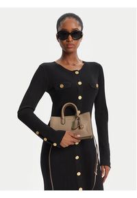 MICHAEL Michael Kors Torebka Scarlett 32F4GETC0L Beżowy. Kolor: beżowy. Materiał: skórzane