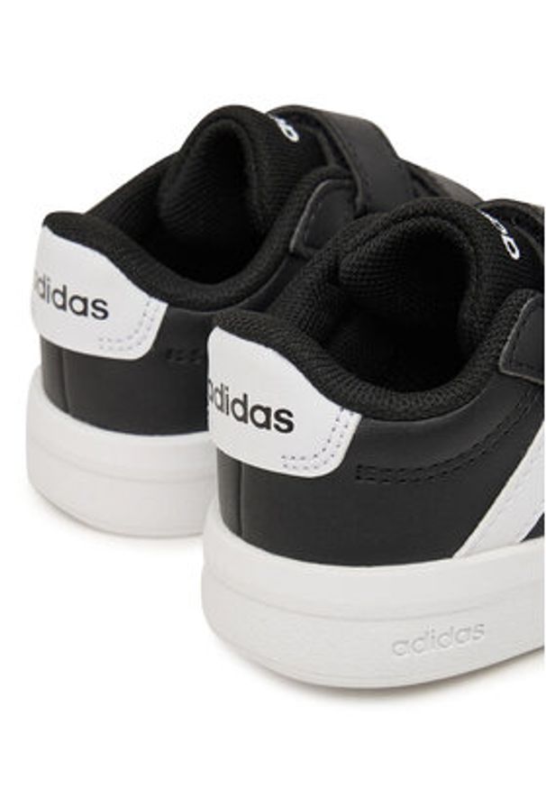 Adidas - adidas Sneakersy Grand Court 3.0 HP3535 Czarny. Kolor: czarny. Materiał: skóra