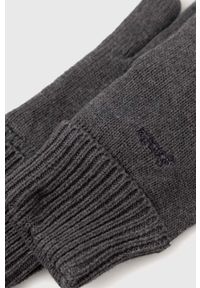 Superdry rękawiczki bawełniane męskie kolor szary. Kolor: szary. Materiał: bawełna #2