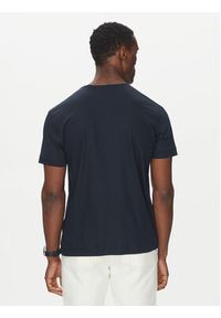 Marciano Guess T-Shirt 5GHI07 6323A Granatowy Regular Fit. Kolor: niebieski. Materiał: lyocell