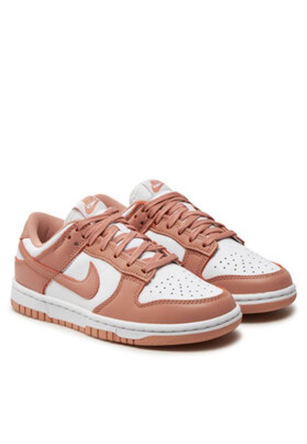 Nike Sneakersy Dunk Low DD1503 118 Biały. Kolor: biały. Materiał: skóra