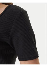 Guess T-Shirt V6GP04 K2969 Czarny Slim Fit. Kolor: czarny. Materiał: lyocell #4