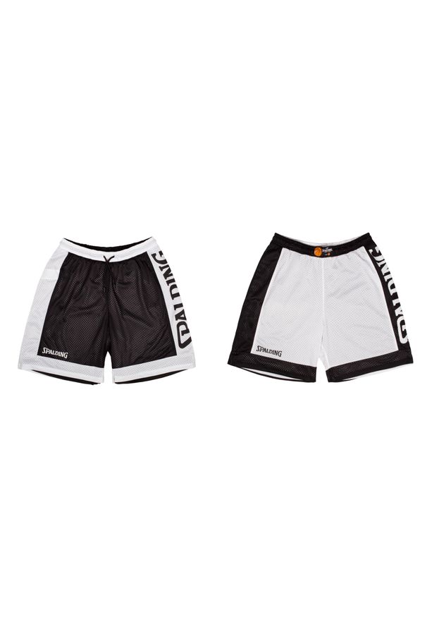 SPALDING - Spodenki koszykarskie Spalding Reversible Dwustronne. Kolor: czarny, biały, wielokolorowy. Sport: koszykówka
