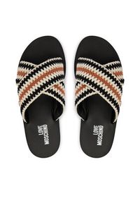 Love Moschino - LOVE MOSCHINO Klapki JA28324G0OJQC00A Kolorowy. Materiał: materiał. Wzór: kolorowy #3