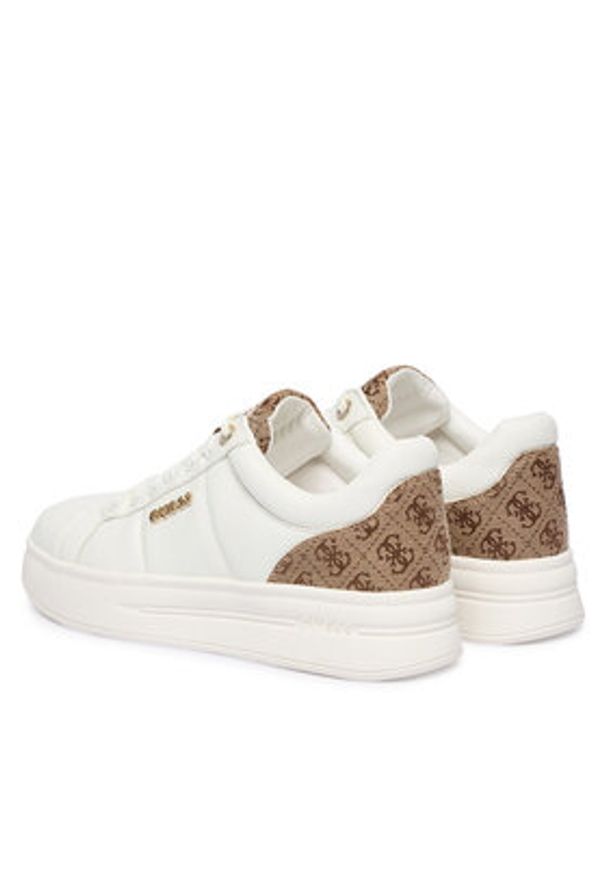 Guess Sneakersy FLFWLL FAL12 Biały. Kolor: biały. Materiał: skóra