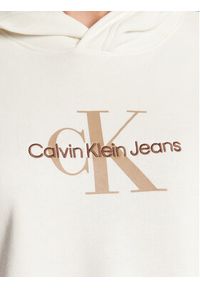 Calvin Klein Jeans Bluza J20J220427 Écru Oversize. Materiał: bawełna