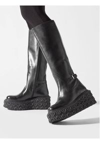 Patrizia Pepe Kozaki 8Y0057/L078-K103 Czarny. Kolor: czarny. Materiał: skóra #3