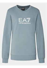 EA7 Emporio Armani Bluza 8NTM35 TJTXZ 1533 Niebieski Regular Fit. Kolor: niebieski. Materiał: bawełna #4
