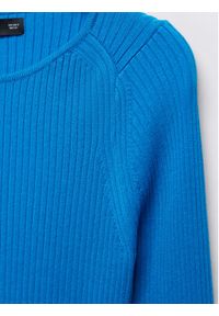 mango - Mango Sweter Annita 57023811 Niebieski Slim Fit. Kolor: niebieski. Materiał: wiskoza #4