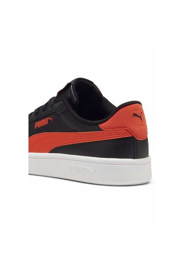 Puma - Młodzieżowe skórzane sneakersy Smash 3.0 PUMA. Zapięcie: sznurówki. Kolor: czerwony, wielokolorowy, czarny. Materiał: skóra. Szerokość cholewki: normalna. Sport: turystyka piesza