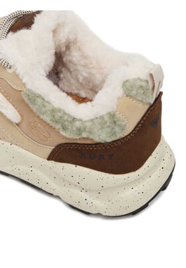 Roxy Sneakersy CEO-V12-1088 Beżowy. Kolor: beżowy. Materiał: materiał