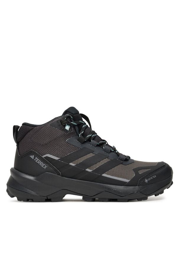 Adidas - adidas Trekkingi Terrex Skychaser AX5 Mid GORE-TEX JQ2219 Szary. Kolor: szary. Materiał: materiał